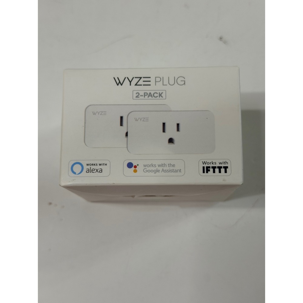 Wyze Plug 2-Pack Smart Home WiFi Outlet WLPP1 White Alexa Google IFTTT New